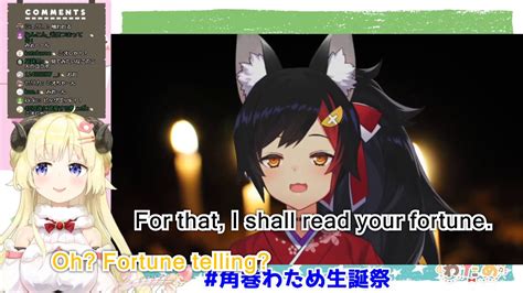 【eng Subs】watames Bday Ookami Mios Fortune Telling【hololive】 Youtube