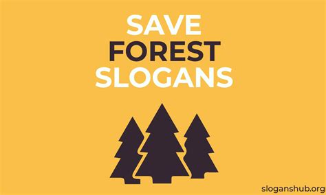 140 Best Save Forest Slogans And Conservation Of Forest Slogans