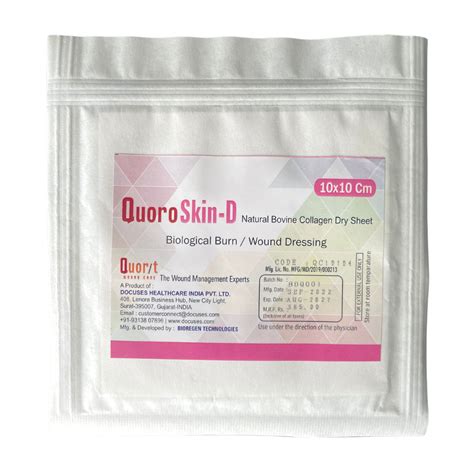 QuoroSkin D Dry Sheet Quorit Wound Management Solution