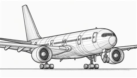 Aviao Para Imprimir - Desenho de Avião para Imprimir e Colorir: Uma Viagem Criativa