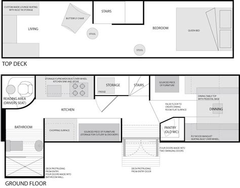 Double Decker Bus Conversion Floor Plans - wegadgets.net