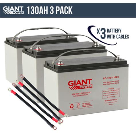 130ah Deep Cycle Battery Packgiant Power 130ah 12v Agm Deep Cycle Batteriesdeepcycle Battery Sale