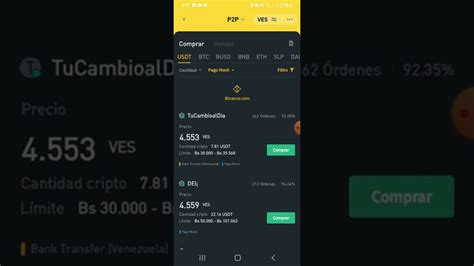 Como Comprar Usdt En Binance Desde Venezuela Con Bolivares Youtube