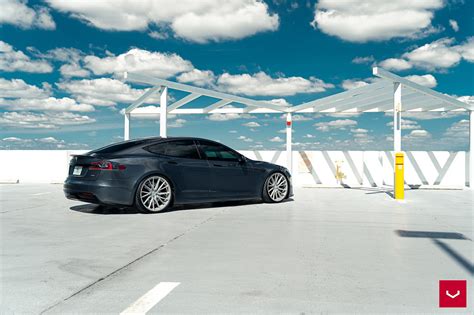 Tesla Model S Plaid Hybrid Forged Series Hf T Vossen Wheels