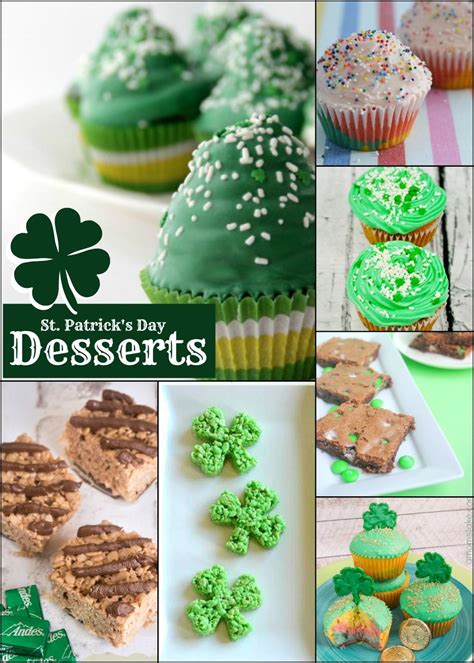 St Patricks Day Dessert Round Up Dessert Recipes Desserts Mint