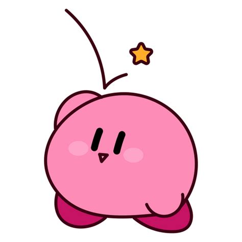 Kirby Round Sticker - Sticker Mania