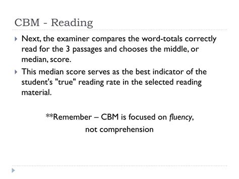 Ppt Curriculum Based Measurement Cbm Powerpoint Presentation Free