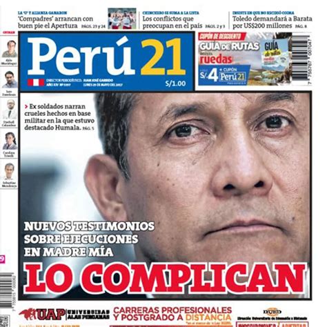 Perú 21 Perú Lunes 29 De Mayo De 2017 Infobae