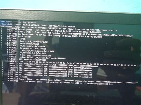 Kernel Panic Not Syncing Attempted To Kill Init Exitcode X