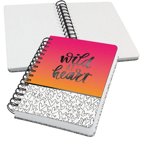 Sigel Notizbuch Mit Spirale Jolie Ca Din A Punktraster Pink Orange