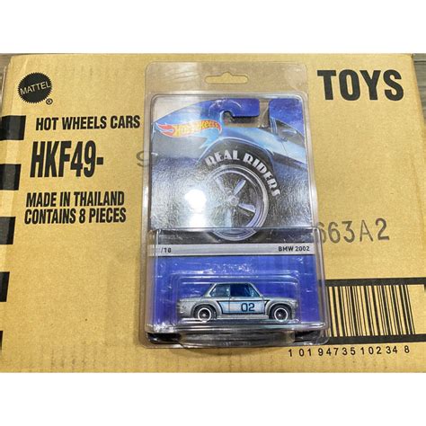 風火輪 Hot wheels BMW 2002 膠胎 鐵底 Real Riders系列 老卡 絕版 寶馬2002 蝦皮購物