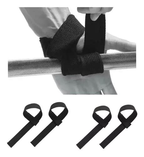 Kit Strap Faixa Academia Treino Puxada Crossfit Muscula O Mercadolivre