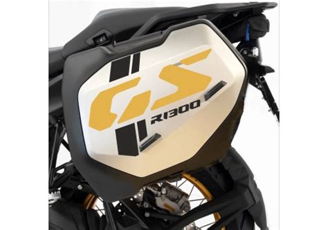 2 Adesivi Option Style Oro Compatibili Con Valigie Vario BMW R 1300 GS