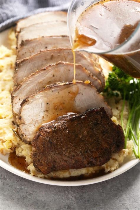 Slow Cooker Pork Loin - Fit Foodie Finds