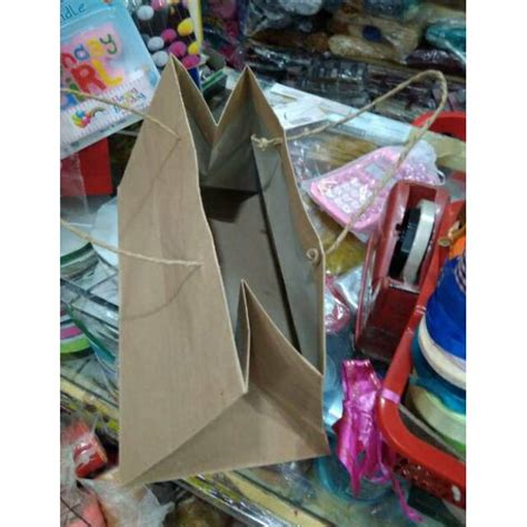 Jual Paper Bag Bronis Bolu Polos Ukuran Cm Isi Pcs Terlaris Dan