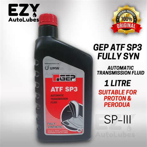 Gep Atf Sp Spiii Fully Synthetic L Automatic Transmission Fluid