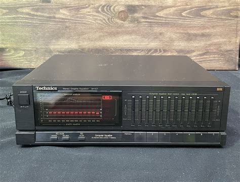 【傷や汚れあり】s 151 Technics Sh E7 Stereo Graphic Equalizer ステレオグラフィックイコライザー