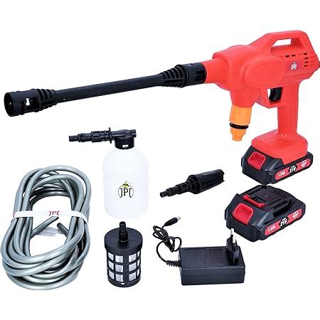 Jpt V Cordless Portable And Rechargeable High Pressure Washer With