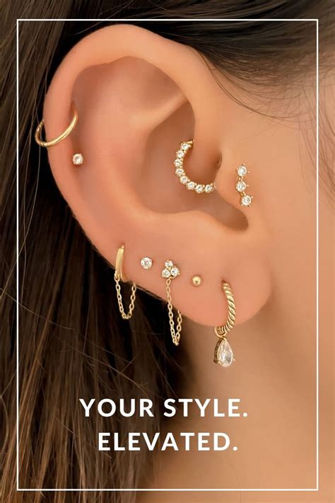 Cute Ear Piercings To Try In Assolari Earings Piercings