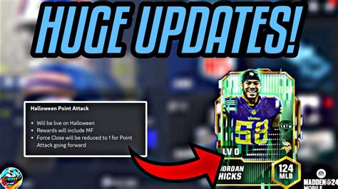 Huge Madden Mobile 24 Updates Madden Mobile 24 Youtube