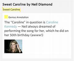 Words To Sweet Caroline Neil Diamond