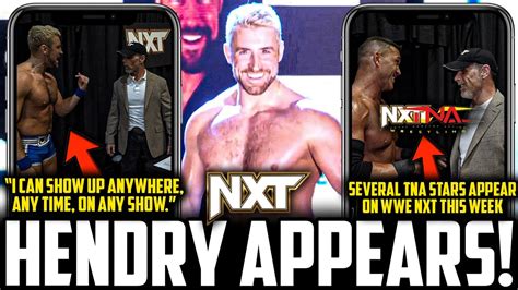 Wwe Joe Hendry Nxt Debut Tna Wrestling Stars Appear Wyatt Sicks Creative Plans Aew Owen