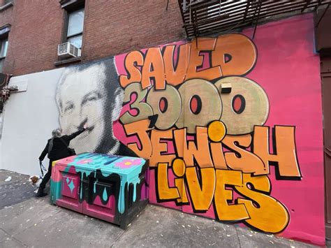 Amid surging Antisemitism, Manhattan street art is dedicated to a ‘righteous among the nations ...