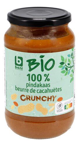 BONI BIO Pindakaas Crunchy Bio Planet Jouw Biosupermarkt