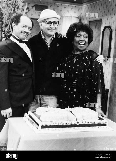 THE JEFFERSONS, from left, Sherman Hemsley, producer Norman Lear ...