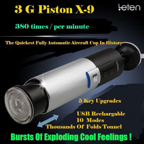 Leten X9 Piston Hands Free 10 Function Retractable USB Rechargeable