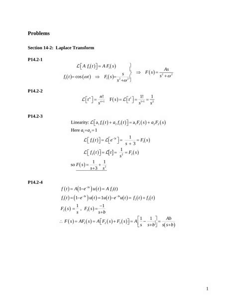 PDF Chapter 14 The Laplace Transform DOKUMEN TIPS