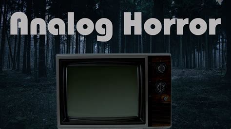 How To Create Analog Horror Youtube