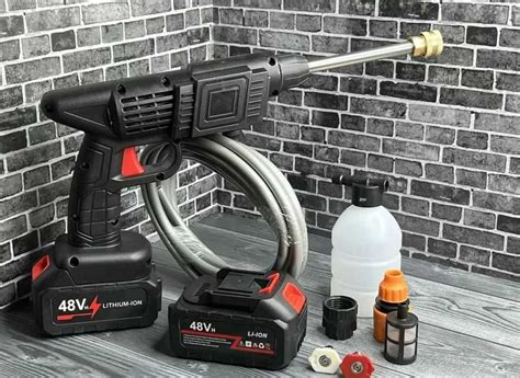Аккумуляторная мойка высокого давления автомобильная мини мойка мойка ...