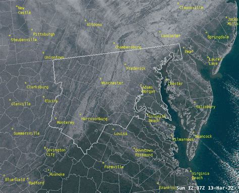 NWS Baltimore Washington On Twitter Satellite Imagery Shows The