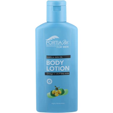 Portia M Mens Marula Skin Oil Body Lotion 400ml Body Lotion