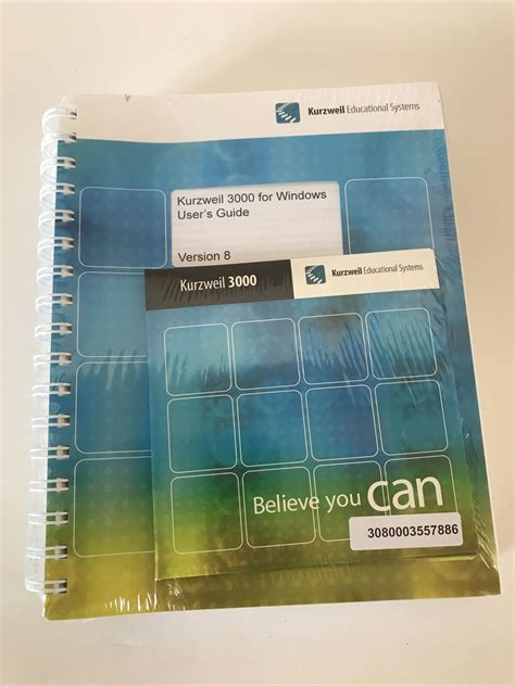Kurzweil 3000, Believe You Can, Kursweil Educational Systems, Reading