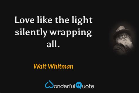 Whitman Love Quotes