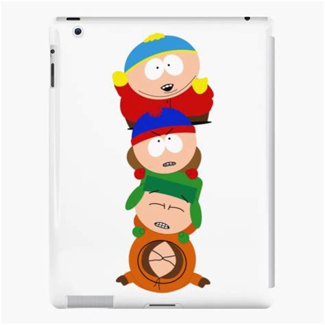 Funda Y Vinilo Para Ipad South Park Eric Cartman Kyle Broflovski Stan Marsh Kenny