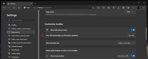 Microsoft Edge Now Allows To Turn Off Vertical Tabs In All Open Windows