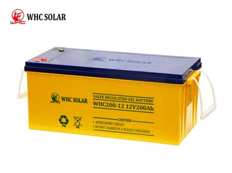 Deep Cycle Agm Solar Gel Batttery 12V 200Ah - whc solar