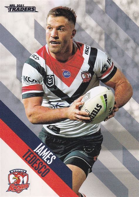 2021 Nrl Traders Pearl Specials Ps139 James Tedesco Sydney Roosters