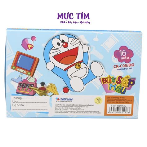 Sáp 16 màu Colokit Doraemon CR-C05/DO