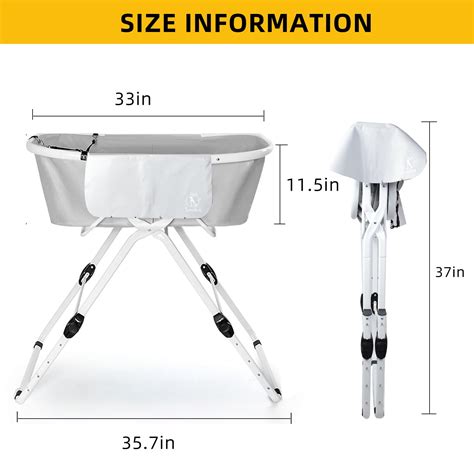 Elevated Portable Dog Bath Tub With Folding Designpet Dog Bathtub