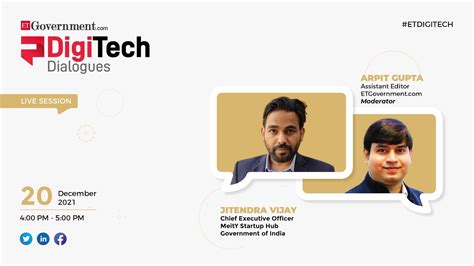 Episode Digitechdialogues With Jitendra Vijay Ceo Meity Startup