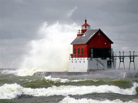 Fondos De Pantalla Mar Tormenta Torre Olas Costa Faro Clima