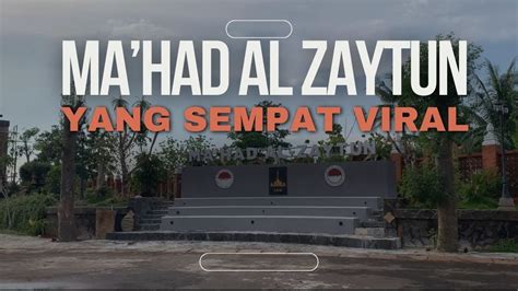 Ponpes Al Zaytun Yang Viral Beberapa Waktu Lalu Begini Kondisi Terbaru