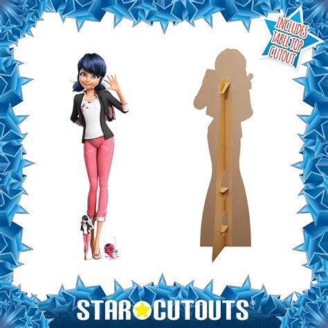 Marinette Dupain Cheng Miraculous Ladybug Official Lifesize Mini Cardboard Cutout Standee