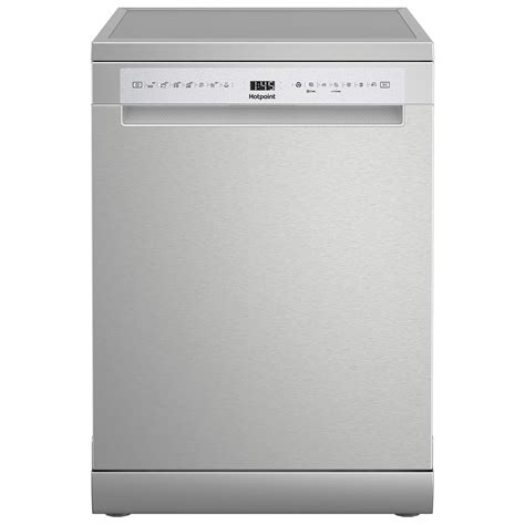 Hotpoint H Fhs X Cm Dishwasher In Silver Place Setting B Rated