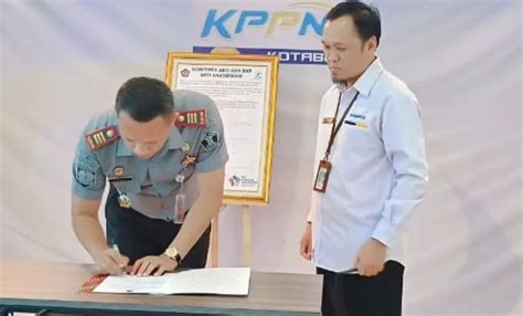 Karutan Kotabumi Ikuti Penyerahan DIPA Digital Tahun 2024 Oleh KPPN