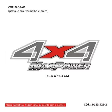 Adesivo Emblema Lateral 4x4 Max Power Ford F 250 2008 Parcelamento